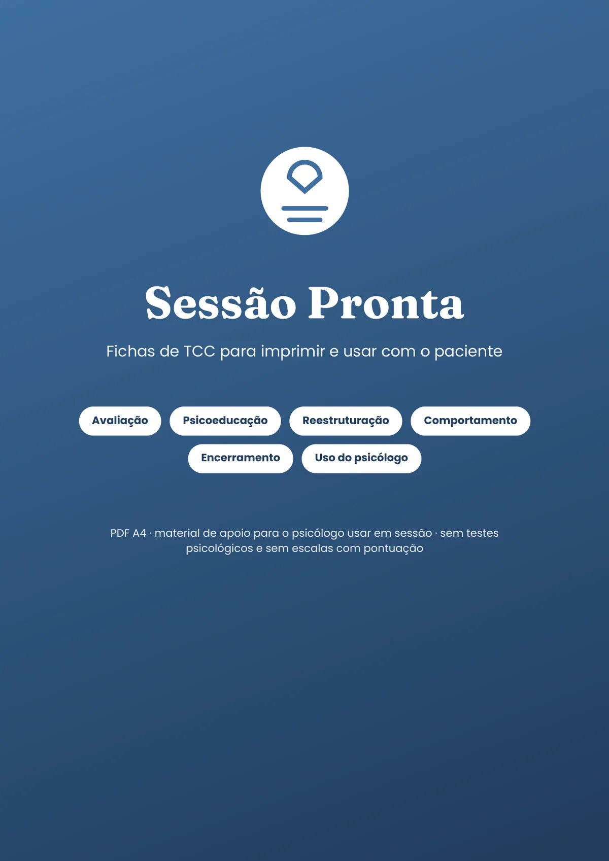 Página real do PDF Sessão Pronta: capa